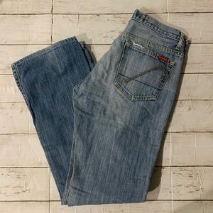 Vintage Y2K GUESS light wash jeans